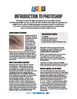 Adobe Photoshop handout for C226