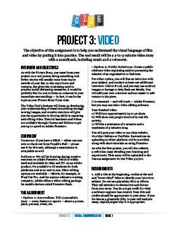C226 Picture Story project