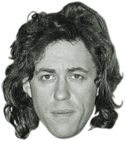 Bob Geldof in 1985